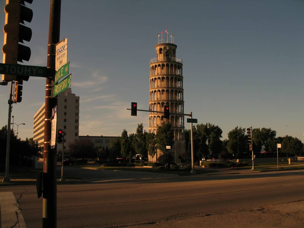 Leaning Tower of Niles, Illinois