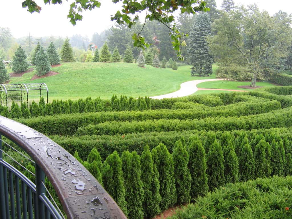 Maze Garden - Morton Arboretum, Illinois