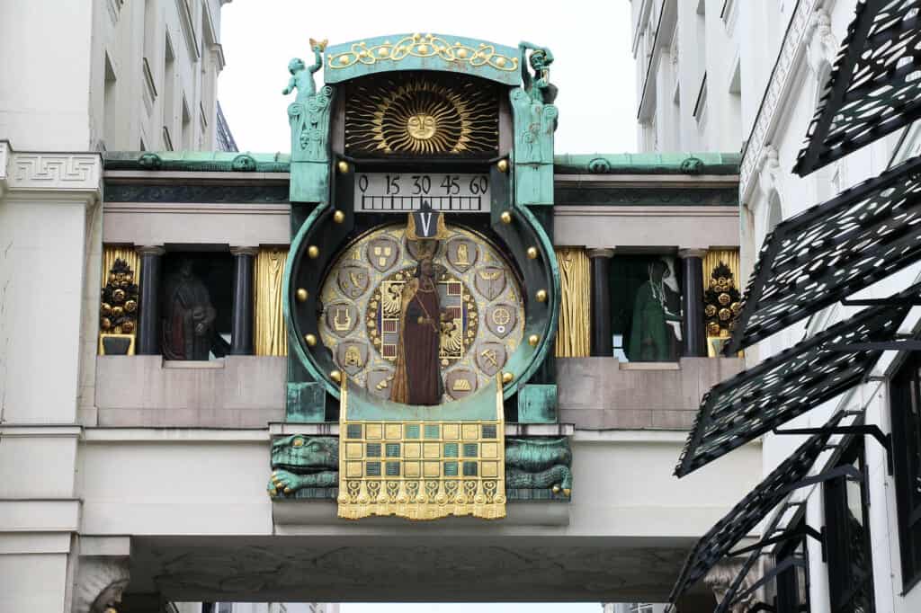 Ankeruhr Vienna Clock, Vienna, Austria