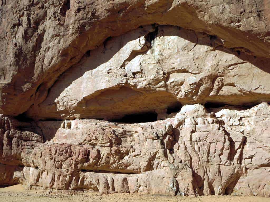 Cave paintings in Ennedi