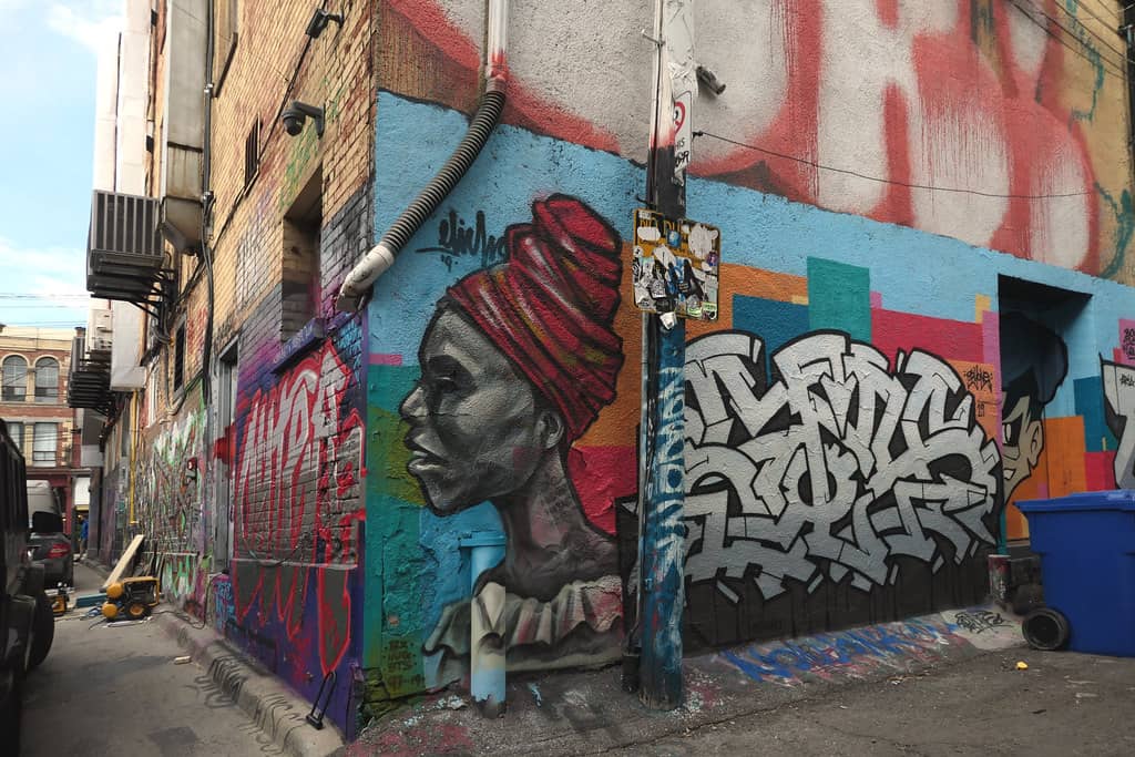 Graffiti Alley, Toronto, Canada 