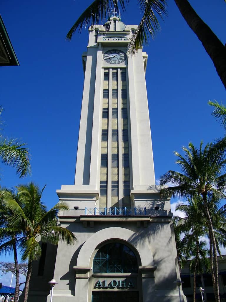 Aloha Tower Waikiki Hawaii