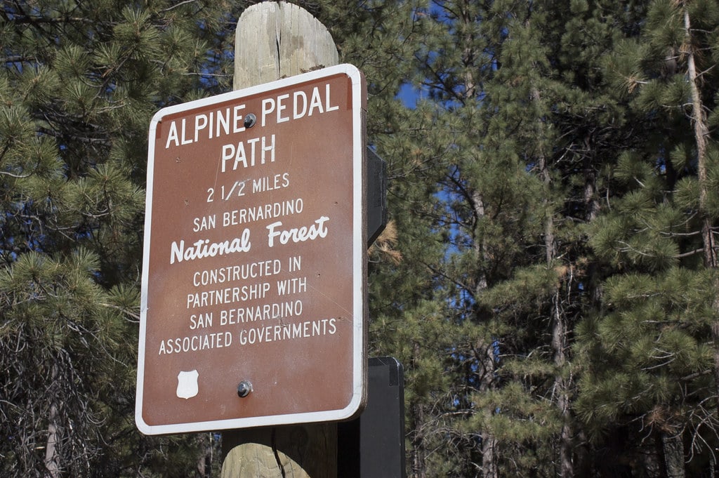 Alpine Pedal Path Big Bear Lake California