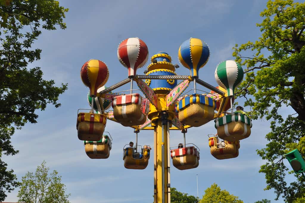 Bakken Amusement Park, Copenhagen, Denmark