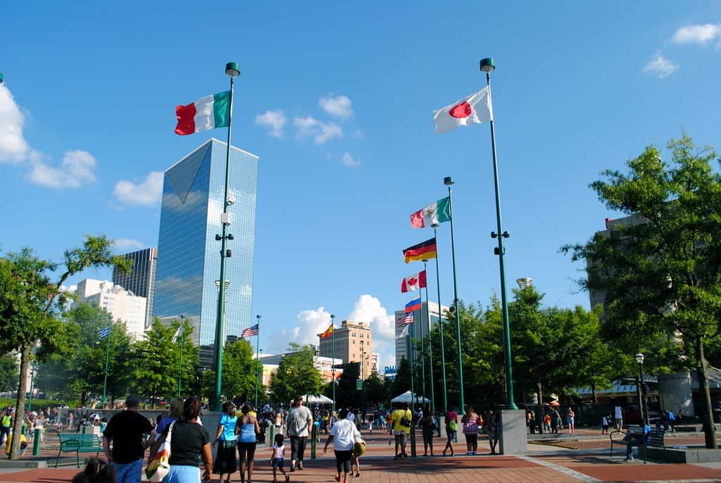 Centennial Olympic Park , Atlanta Georgia
