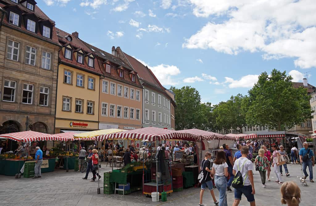 Grüner Markt, Bamberg, Germany