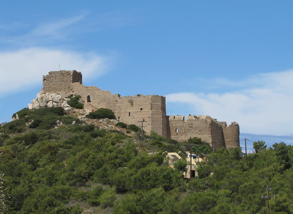 Kritinia Castle, Rhodes, Greece