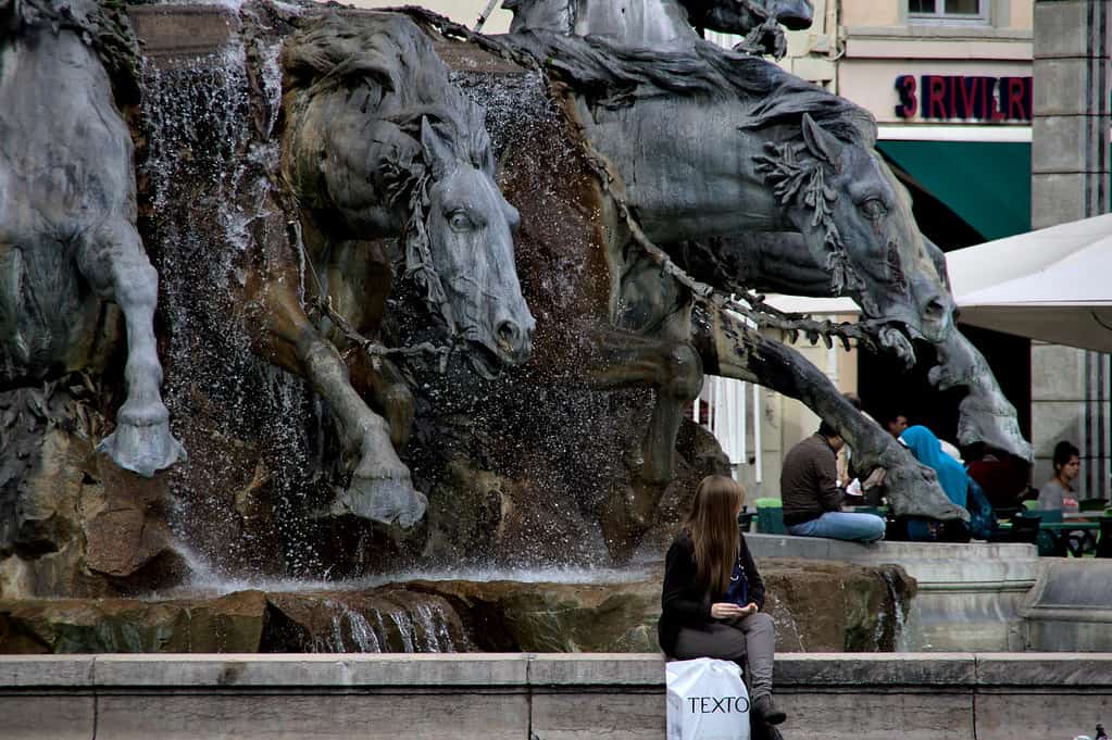 La Fontaine Bartholdi Lyon, France 