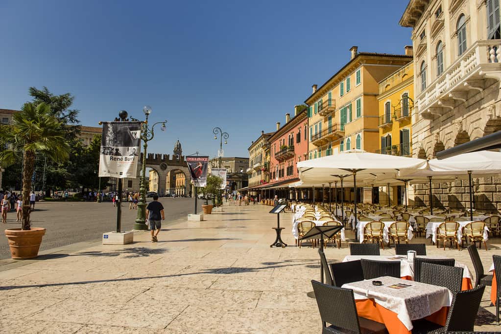 Piazza Bra Verona, Italy