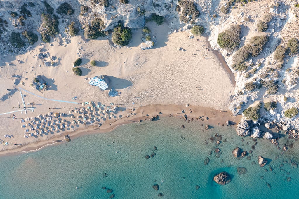 Tsambika Beach, Rhodes, Greece