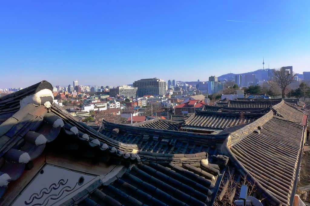 Bukchon Hanok Village, Seoul, South Korea 