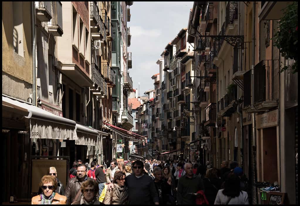 Calle Estafeta, Pamplona, Spain