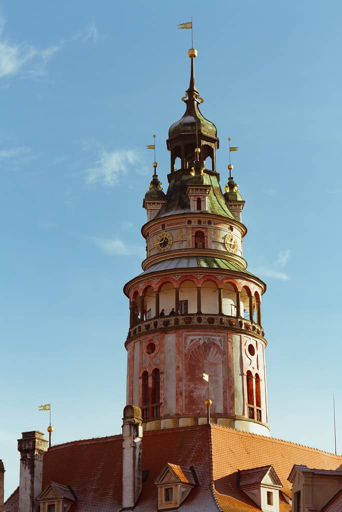 Cesky Krumlov Castle Tower, Czech Republic, Cesky Krumlov