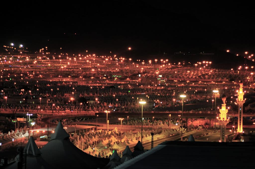 City of Mina Mecca, Saudi Arabia