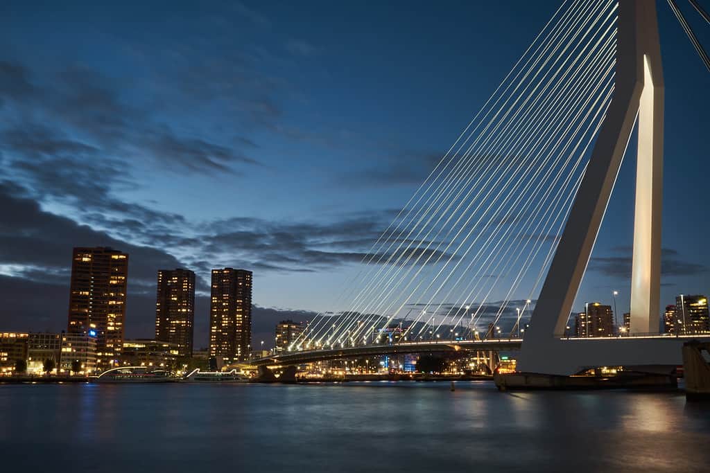 Erasmus Bridge , Rotterdam