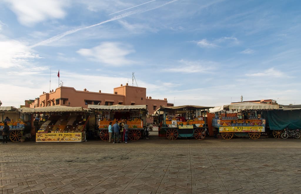 Jemaa el Fnaa square Marrakesh Morocco