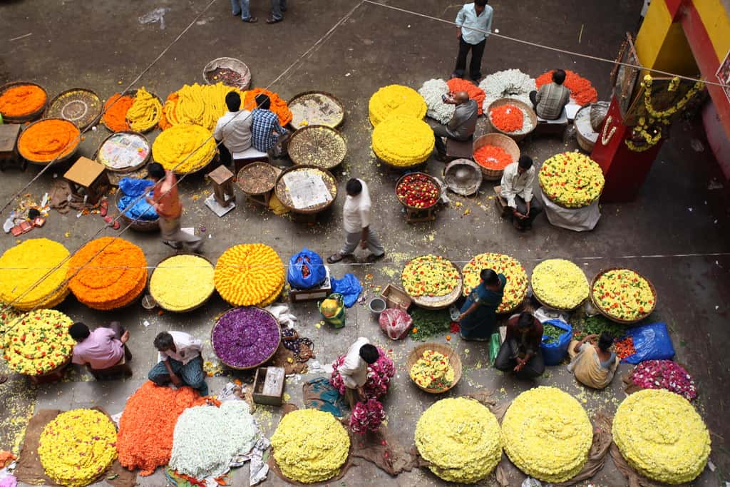 KR Market, Bangalore, India