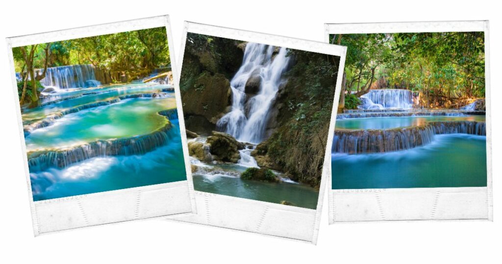 Kuang Si Caves & Waterfalls , Laos