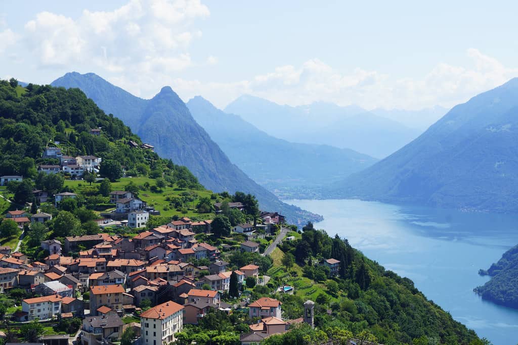 Monte Bre Lugano, Switzerland 