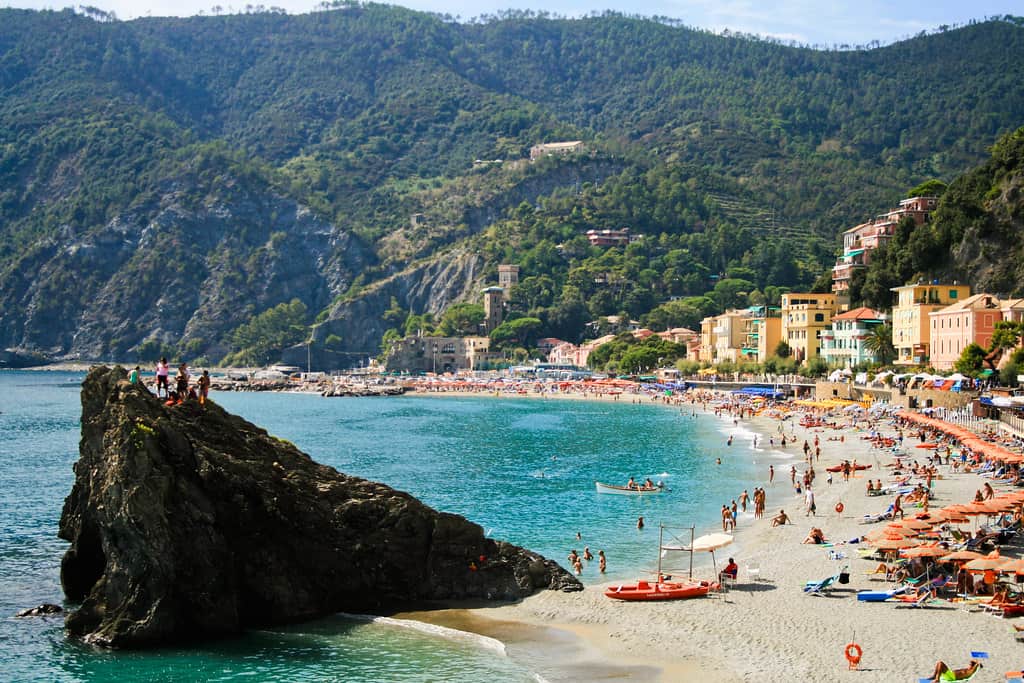 Monterosso Beach Cinque Terre Italy