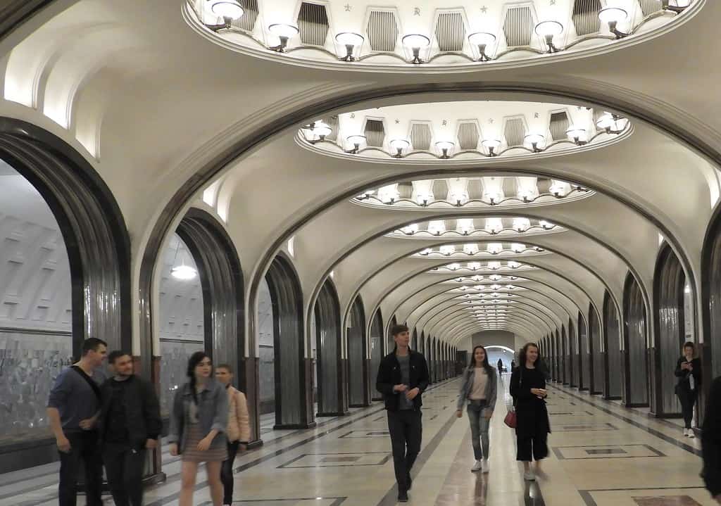 Moscow Metro, Moscow, Russia
