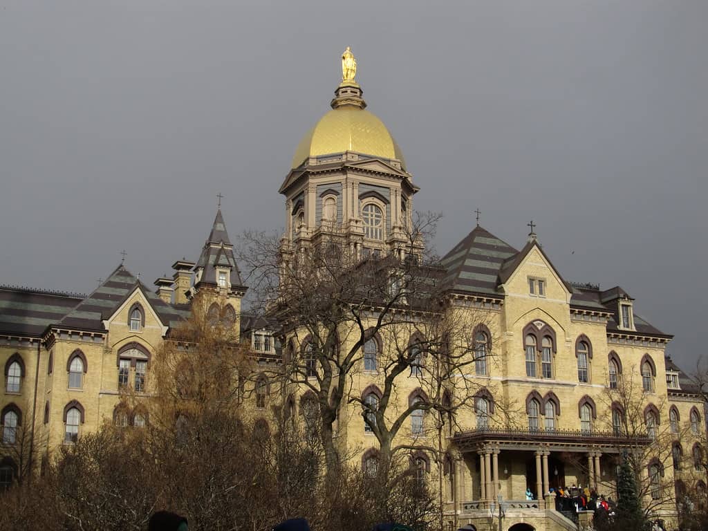 Notre Dame Golden Dome South Bend
