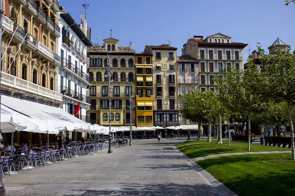 Plaza del Castillo, Pamplona, Spain