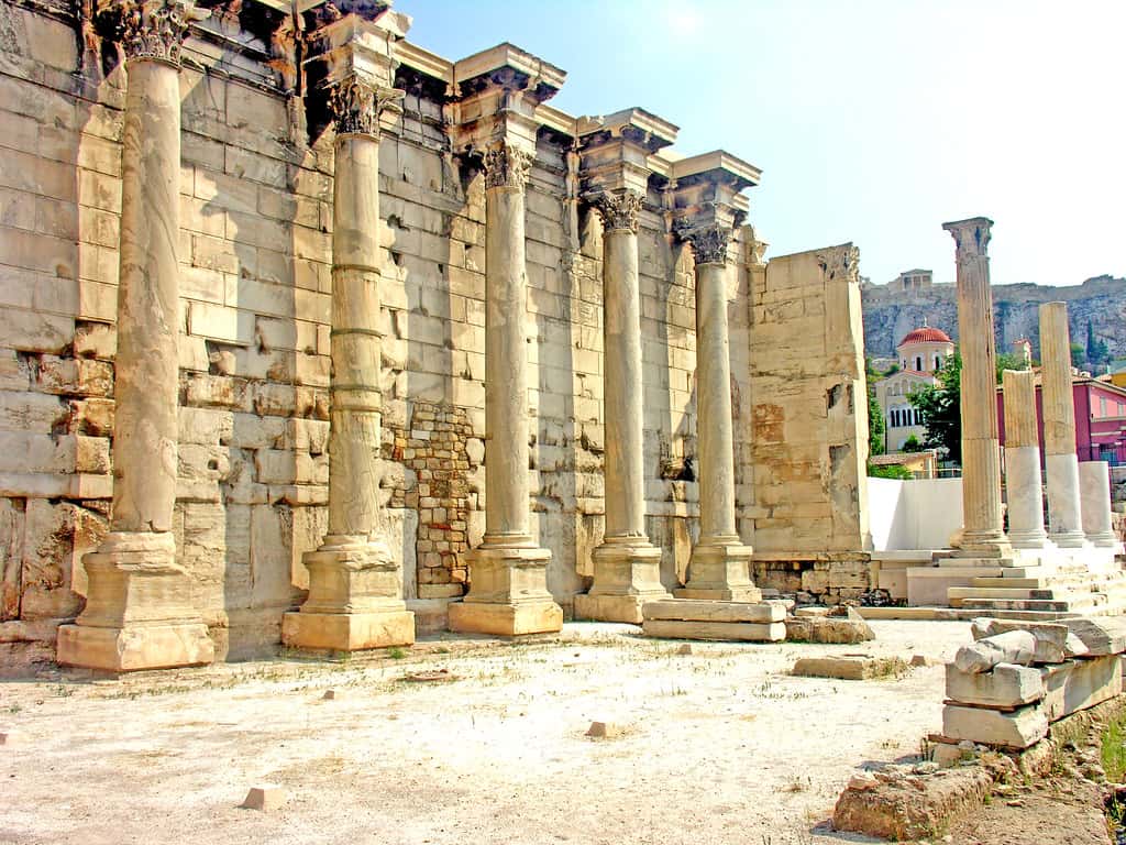 Roman Agora & Hadrian's Library Athens, Greece