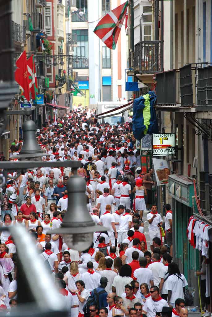 Running of the Bulls (San Fermín), Pamplona, Spain