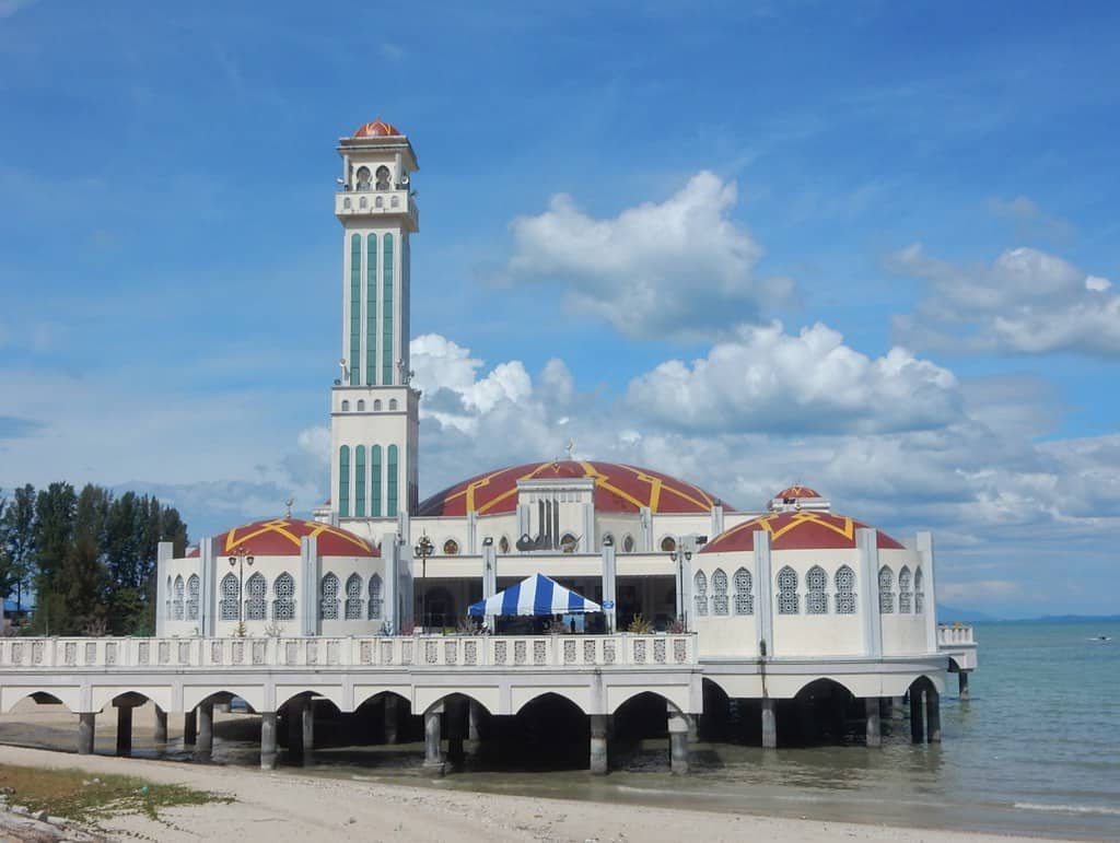 Tanjung Bungah Floating Mosque, Penang Island, Malaysia