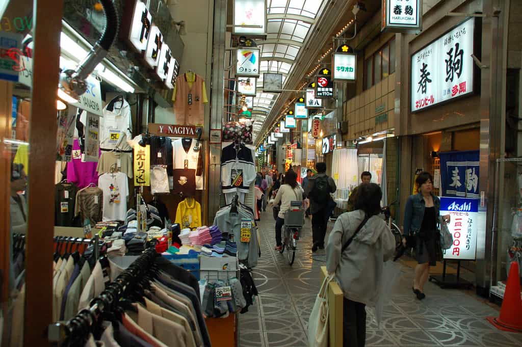 Tenjinbashisuji Shopping Street, Osaka, Japan