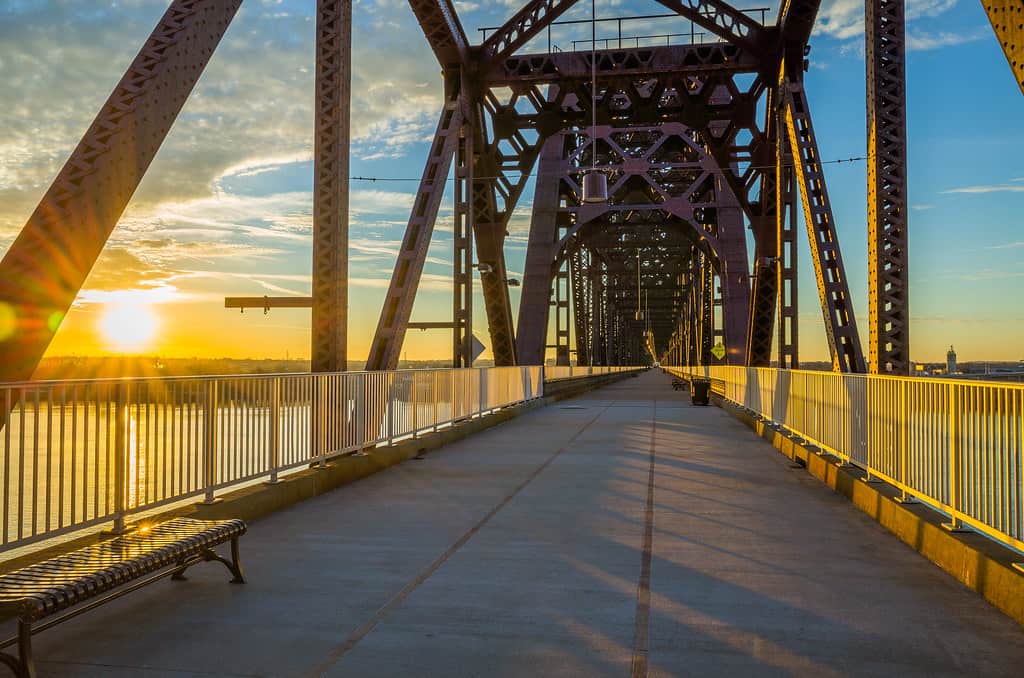 The Big Four Bridge Louisville Kentucky