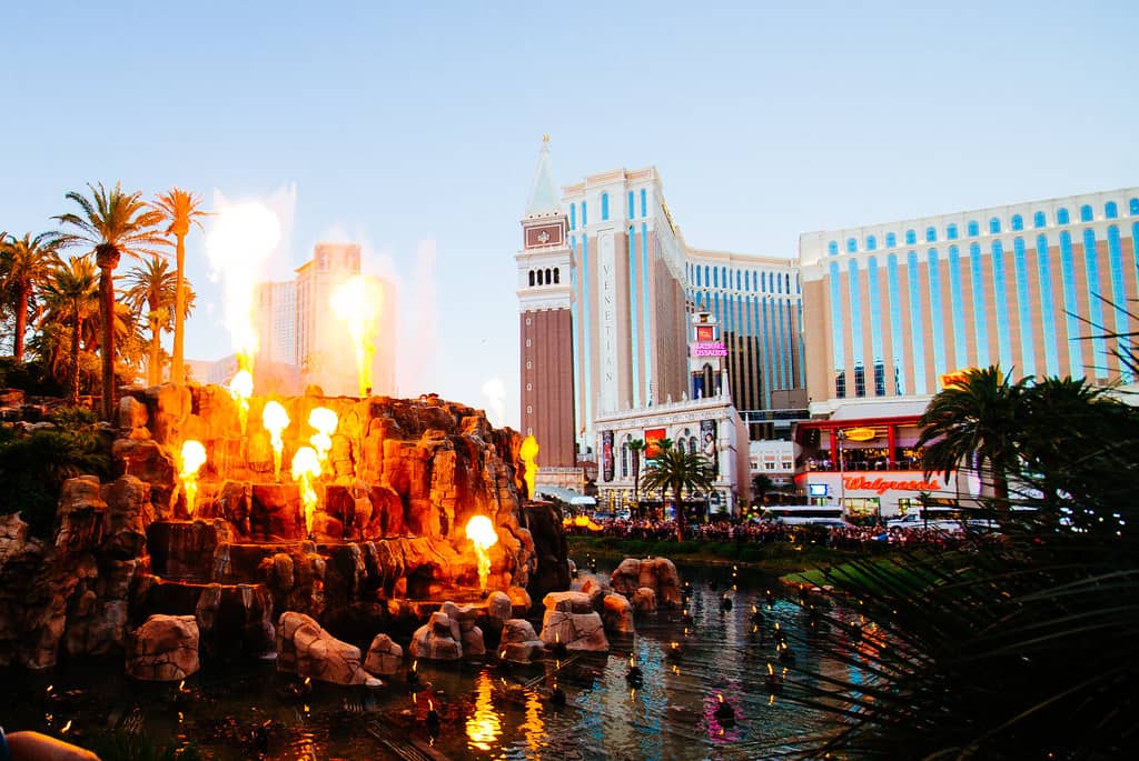 The Mirage Casino and Volcano, Las Vegas, Nevada