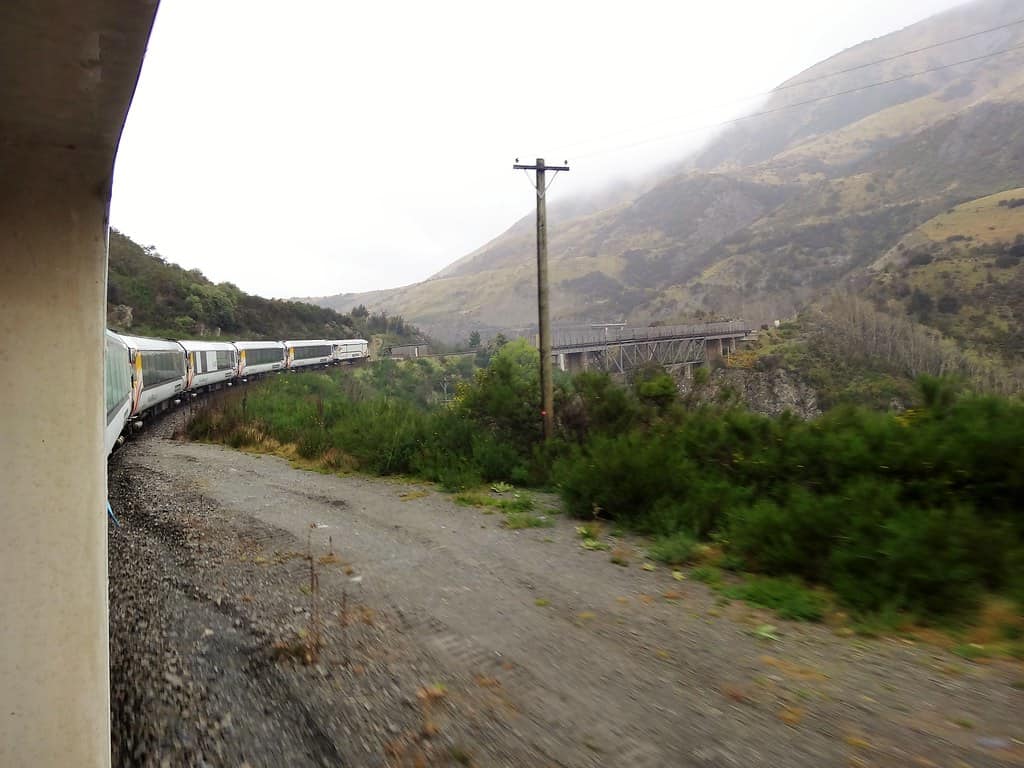 The TranzAlpine Train Christchurch, New Zealand