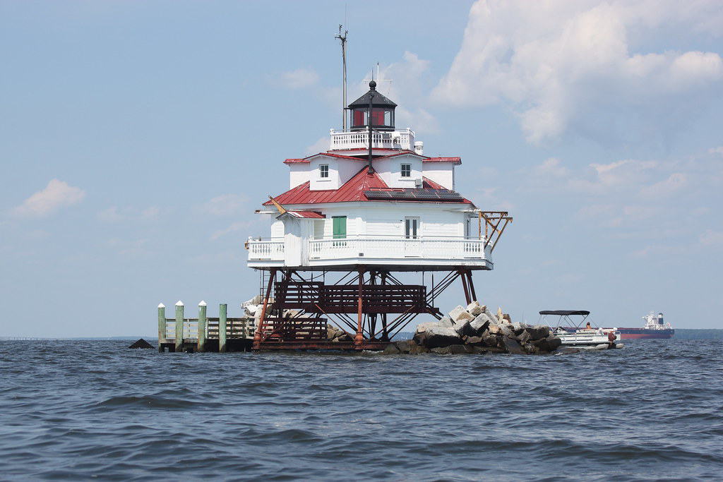 Thomas Point Shoal Lighthouse Annapolis Maryland