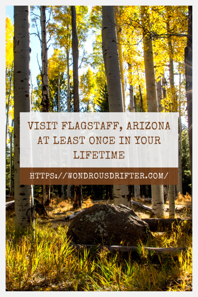visit Flagstaff, Arizona at least once in your lifetime