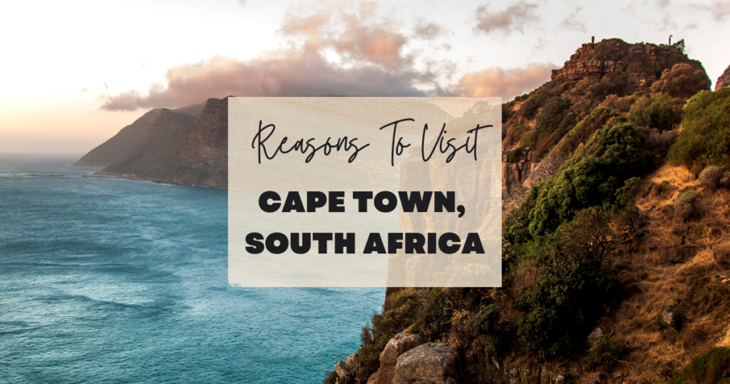 Reasons To Visit Cape Town, South Africa