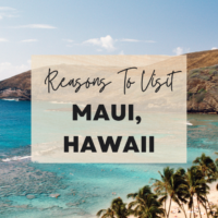 Reasons To Visit Maui, Hawaii