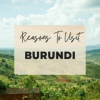 Reasons to visit Burundi