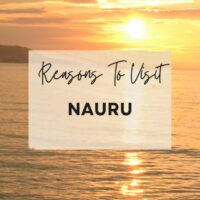 Reasons to visit Nauru