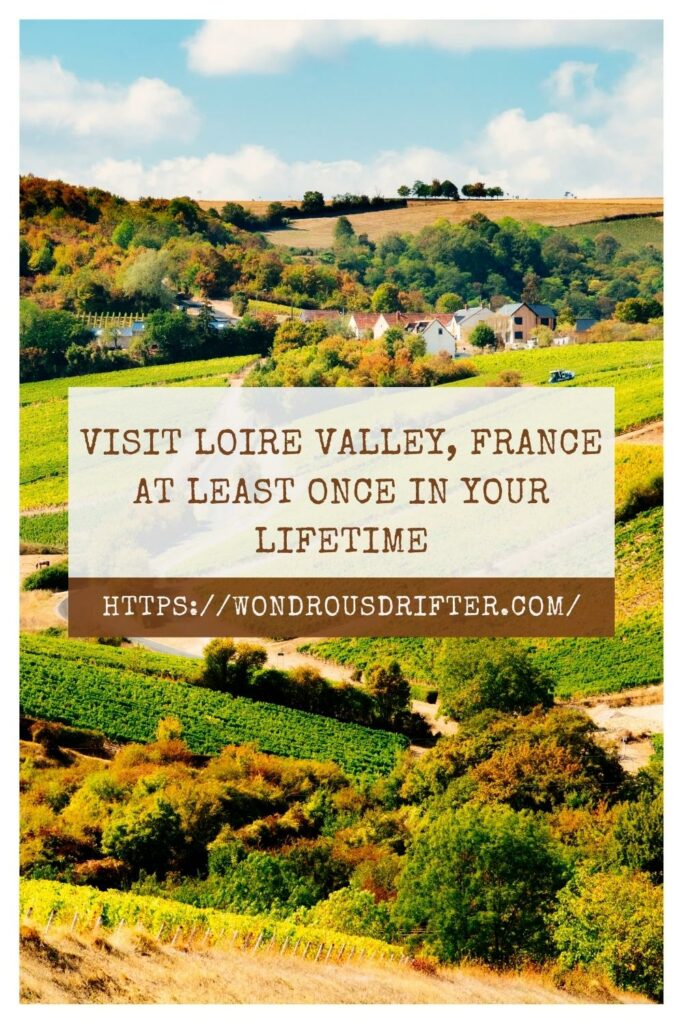  Visit Loire Valley, France at least once in your lifetime