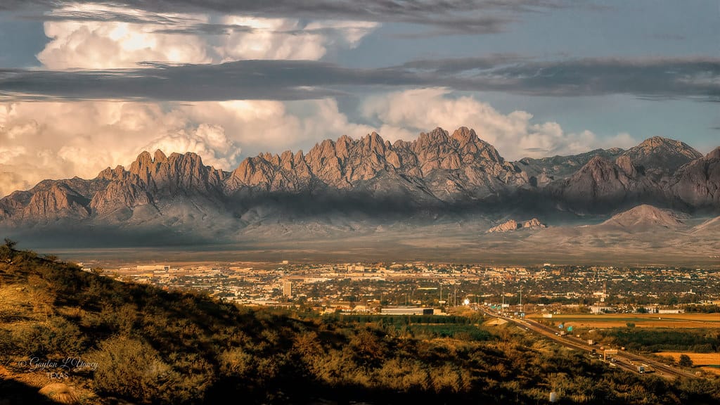 El Paso, Texas and the Franklin Mountains