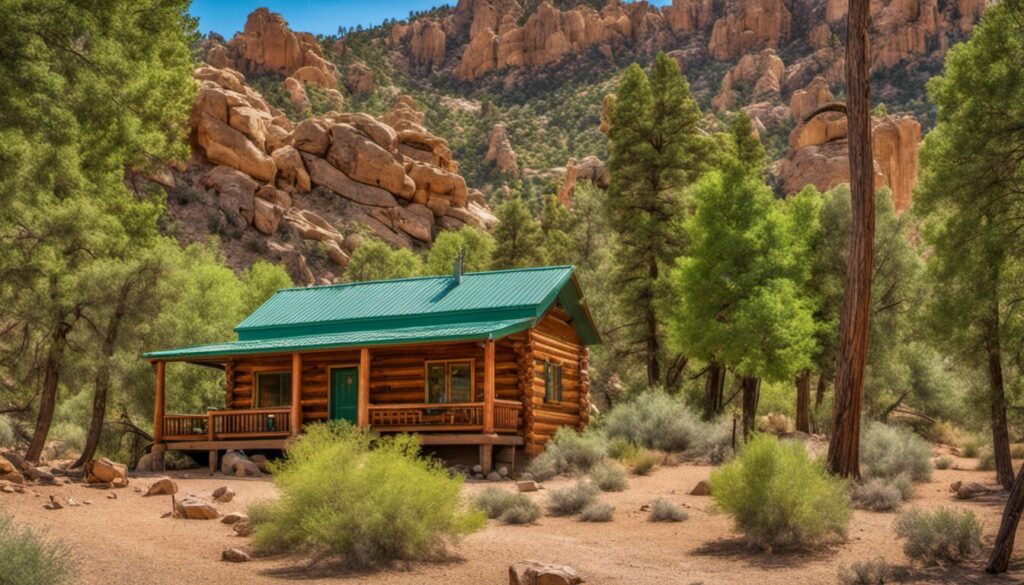 Cabins in Hualapai Mountain Park, Kingman, Arizona