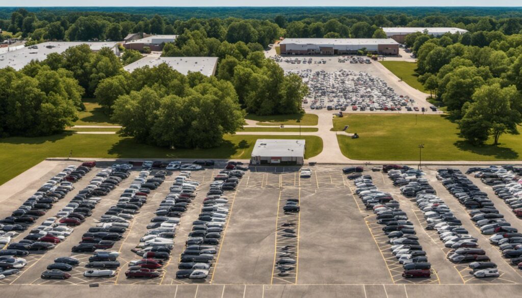 Cell Service and Parking, Ponca, Arkansas