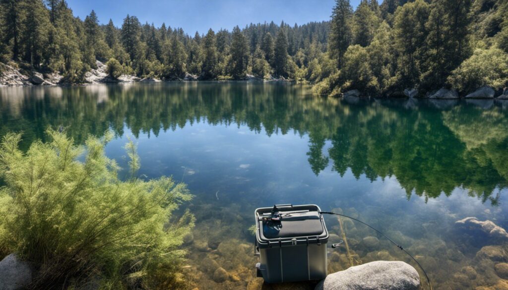 Fishing in Crestline, Crestline, California