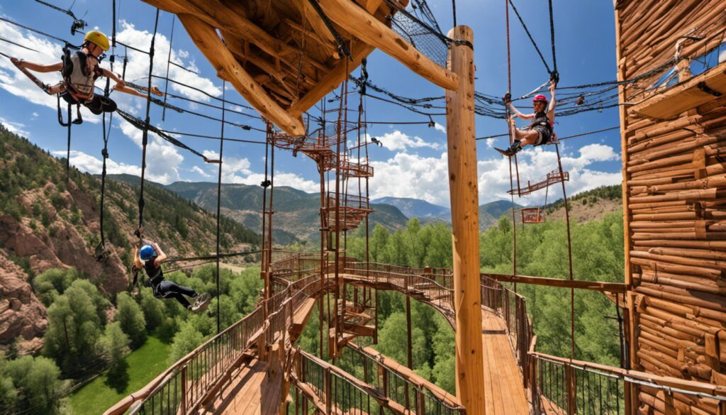 High Ropes Course, Glenwood Springs, Colorado