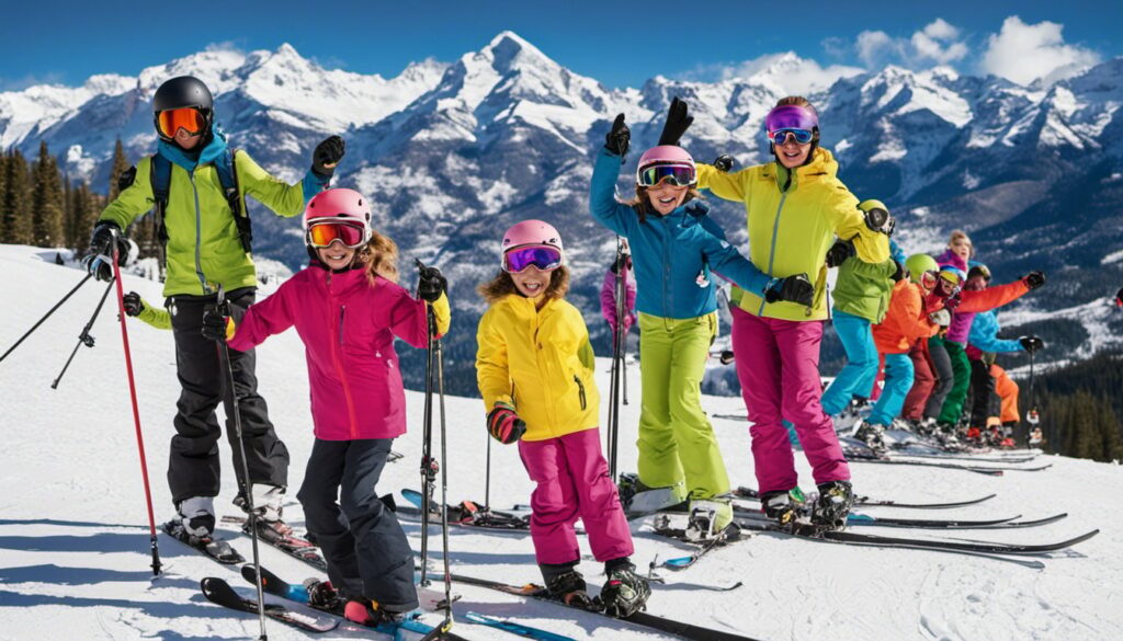 Learning at Telluride Ski School, Telluride, Colorado