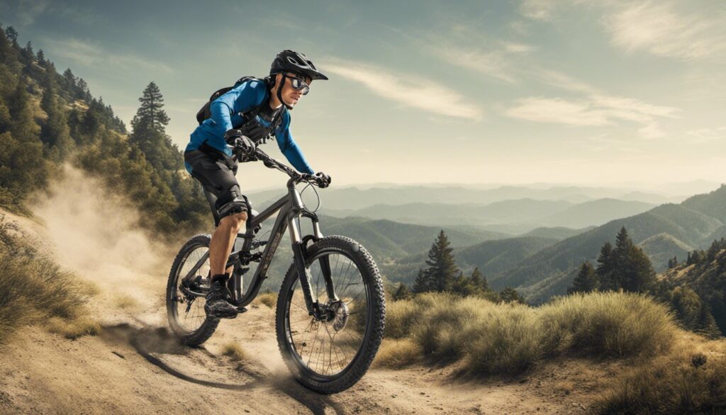 Mountain Biking, Crestline, California