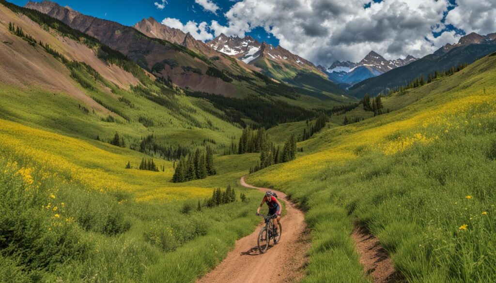 Mountain Biking the San Juan Mountains, Telluride, Colorado