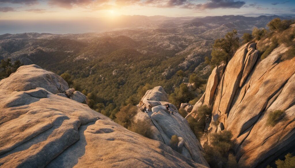 Rock Climbing, Idyllwild, California